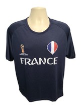 2018 Russia Fifa World Cup France Womens Large Blue Jersey - £15.66 GBP
