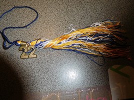 2022 MOTAR BOARD TASSLE GRADUATION WHITE YELLOW BLUE TASSEL TASSLE LARGE... - £7.16 GBP