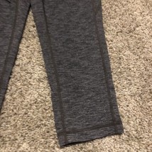 Athleta Womens Gray Heathered Stripped Crop Athletic carpi Leggings Size Small S - £14.93 GBP