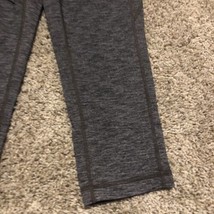 Athleta Womens Gray Heathered Stripped Crop Athletic carpi Leggings Size... - £14.90 GBP