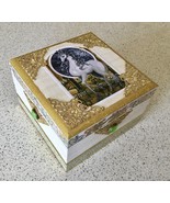 Beautiful Woodland Unicorn Themed Wooden Trinket Box - $14.26 CAD