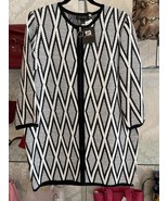 ST. JOHN Black Label Zip Front 3/4 Sleeve Jacket Style#K61G0K1 Sz M $129... - $10,402.53 MXN