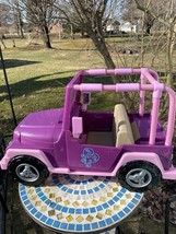 Rare Large Purple/ PINK Jeep Our Generation Brand Fits 18&quot; American Girl Doll - £31.47 GBP