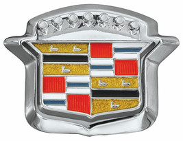 RestoParts Trunk Lock Crest Emblem Set 1964-1968 Cadillac DeVille Eldorado - £79.00 GBP