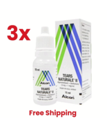 3 X Alcon Tears Naturale II 15ml Lubricant Soothing &amp; Moisturizing Eye D... - $563.72 MXN