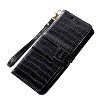 Anymob Samsung Black Leather Case Cover 3D Flip Wallet Phone Protection - £22.60 GBP