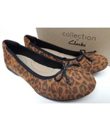 Clarks Sara Aster Size US 7.5 M EU 38 Women&#39;s Suede Ballet Flat Shoes Le... - $39.59
