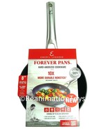 Emeril Lagasse Forever Pans 8 inch Frying Pan Hard Anodized Nonstick Bla... - £31.26 GBP