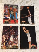 4 Topps Stadium Club Basketball Trading Cards 92-93 HORNETS Larry Johnson... - £2.68 GBP