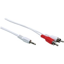 6 ft. Philips 3.5mm Stereo to 2 RCA Y-Splitter Cable (M/M) - £3.99 GBP