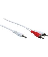 6 ft. Philips 3.5mm Stereo to 2 RCA Y-Splitter Cable (M/M) - £3.98 GBP