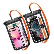 [10.5 ] Large Waterproof Phone Pouch,[2 Pack] IPX8 Phone Bag - £45.91 GBP