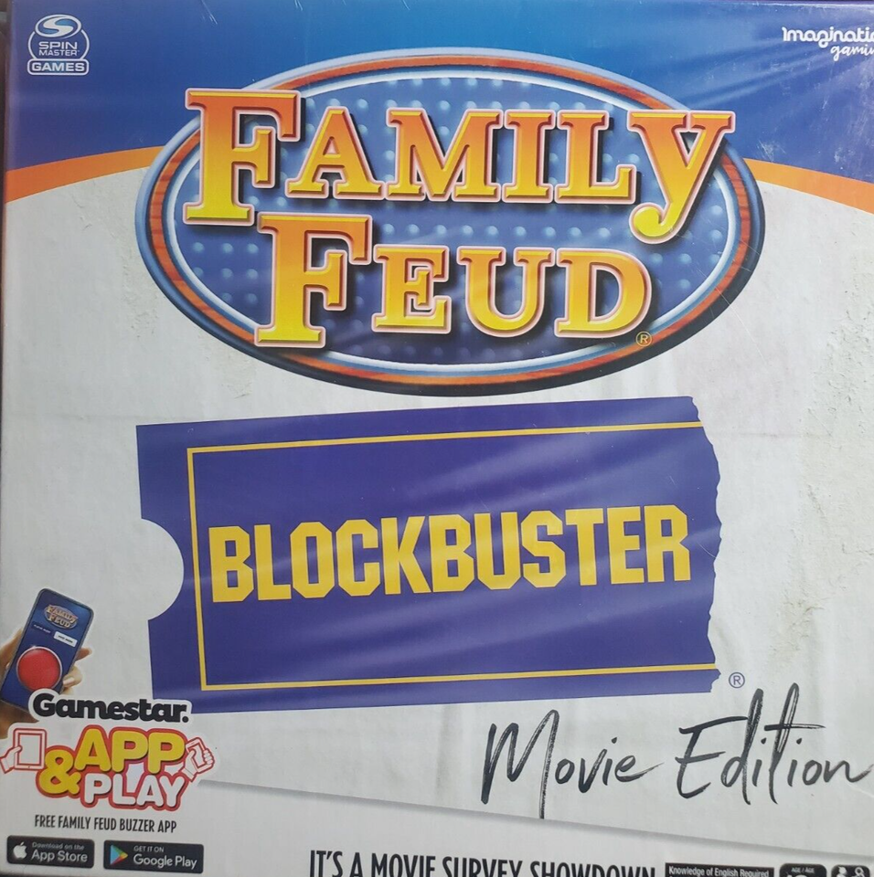 Family Feud Blockbuster Movie Edition Board Game Movie Trivia Factory Se... - $18.69