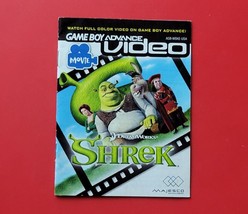 GBA Shrek Manual Booklet Nintendo Game Boy Advance Video - No Game or Box - £29.87 GBP
