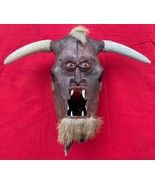 Mexico City Outside Art Screaming Baboon Mask Made From Old Cow Skull - £236.07 GBP