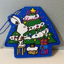 Vintage Sanrio 1976 Robby Rabbit Mini Sticker Book Christmas Ornament - $49.99