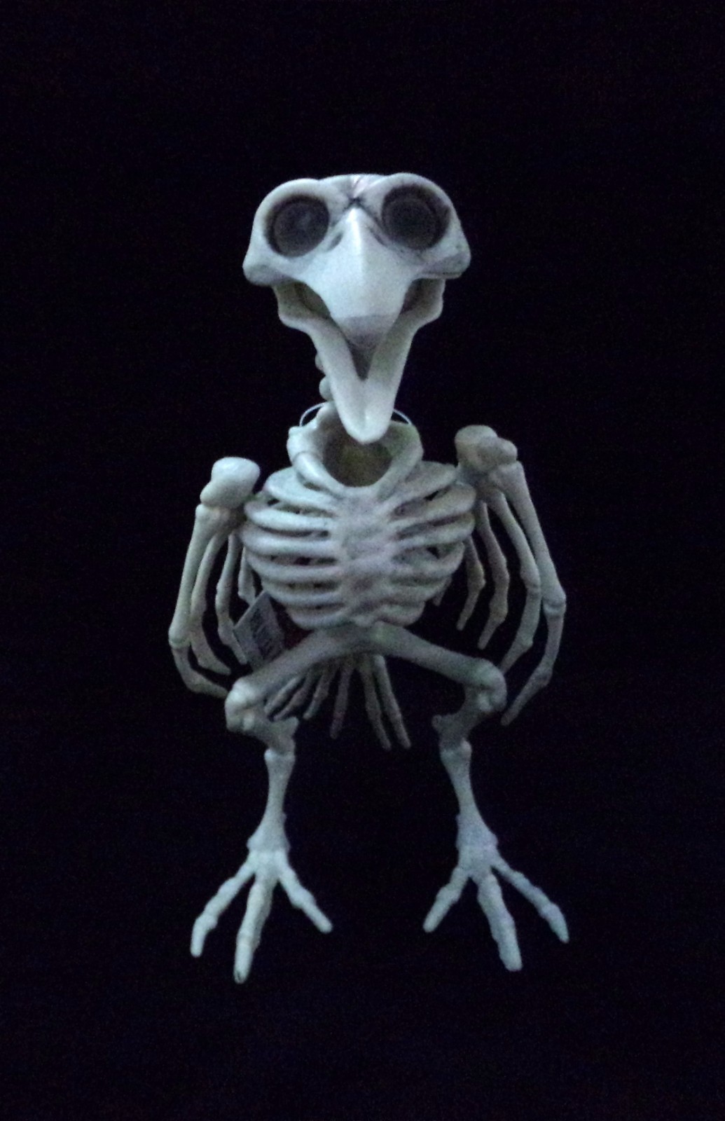 FORUM 8" BIRD/CROW SKELETON FIGURE PROP ACCESSORY 79284 w/ MOVEABLE LIMBS Item image 2