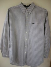 Ralph Lauren Polo Navy Blue White Cotton Long Sleeve Cotton Long Shirt S... - $19.79