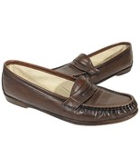 SAS Size 11 Narrow N Brown Penny Loafers Womens Shoes Slip On Leather Mo... - $59.40