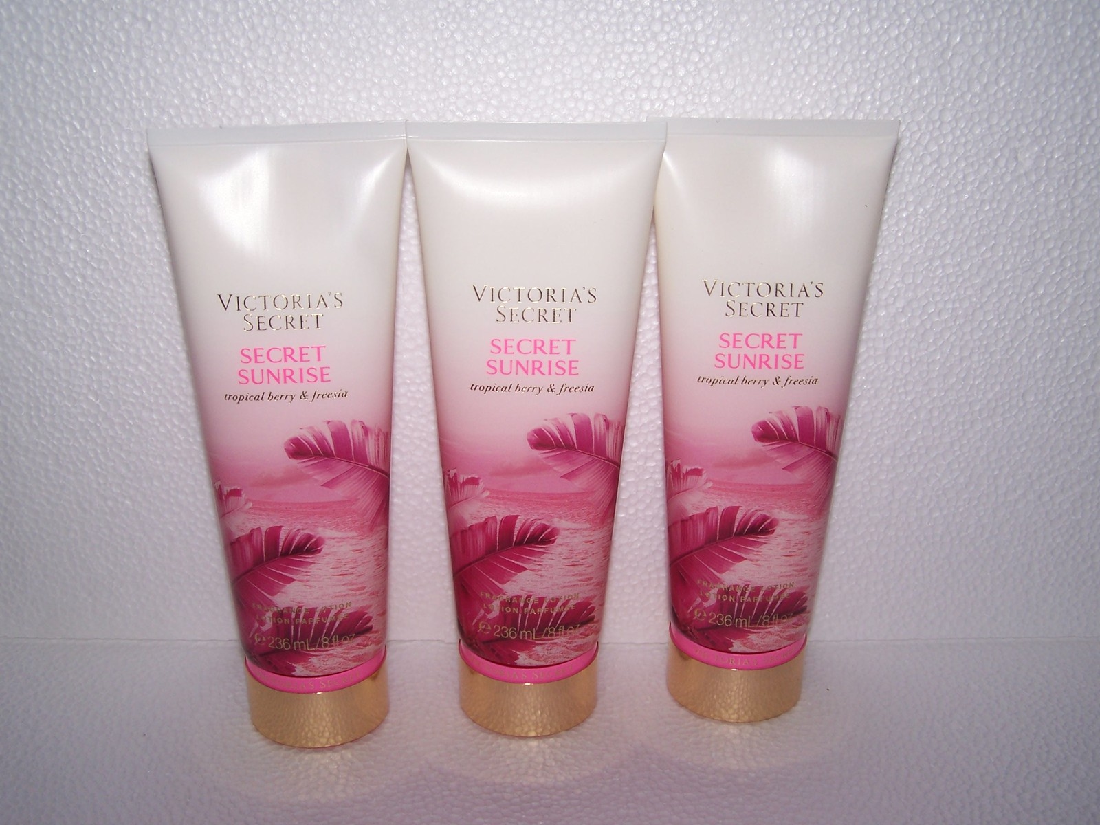 Victoria's Secret Secret Sunrise Fragrance Lotion 8 oz - Lot of 3 - $34.99