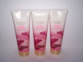 Victoria&#39;s Secret Secret Sunrise Fragrance Lotion 8 oz - Lot of 3 - £27.64 GBP