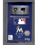 iHIP Officially Licensed MLB TEAM LOGO Earphones Miami Marlins - $186.96 MXN