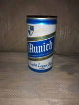 Munich Light Lager Beer Can 12 Oz Vintage VTG Christian Feigenspan Co... - $10.88
