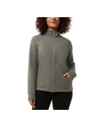 32 Degrees Heat Long Slv Mock Neck Active Full Zip Jacket Gray Women&#39;s S... - $21.29