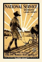 National Service Women&#39;s Land Army 20 x 30 Poster - £20.44 GBP