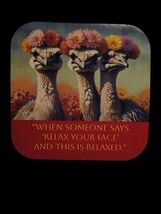 Handmade Glossy Refrigerator Magnet – Funny Ostrich Magnet - $6.62 CAD