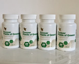 4 Bottles Forever Fields Of Greens Excellent “Green Food” 80 Tablets Each - $45.49