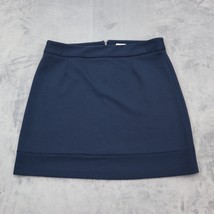 Laudry By Shelli Segal Skirt Womens 14 Blue Short Straight Pencil Zipper - £20.23 GBP