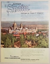 1947? Print Ad Pan American Airline Spain Spanish National Tourist Office - $12.13