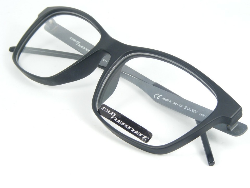 Italia Independent 5804 009 511 Matte Black Eyeglasses 53-16-140mm Italy 2.0-... Item image 4