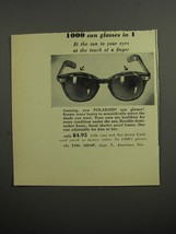 1952 The Tog Shop Polaroid Sun Glasses Ad - 1000 sun glasses in 1 - £14.78 GBP