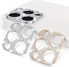 2 PK Camera Screen Protector Bling Glitter Diamond For iPhone 13 12 11 Pro Max - £4.59 GBP