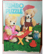 1004 Jumbo Jigsaw Puzzle Two Bears Honey Sandwiches Made in Holland 50 p... - £27.48 GBP