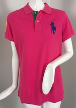 NEW Polo Ralph Lauren Womens Polo Shirt! Small  Pink  Big Pony &amp; Number ... - $54.99