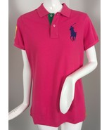 NEW Polo Ralph Lauren Womens Polo Shirt! Small  Pink  Big Pony &amp; Number ... - $75.21 CAD