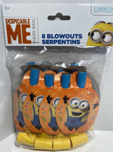 Despicable Me Minions Party Blowouts Serpentins 8 Piece - $5.14