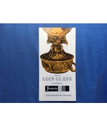 Fostoria COIN GLASS 1960&#39;s Vintage Catalog Store Brochure - Mid Century ... - $376.60 MXN
