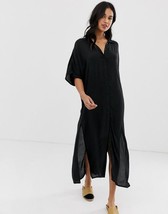 Amuse Society Tranquilo woven shirt dress in black - $24.91
