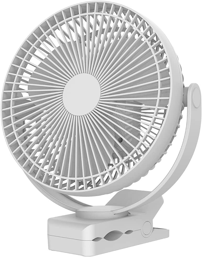 10000Mah Rechargeable Portable Fan, 8-Inch Battery Operated Clip On Fan,