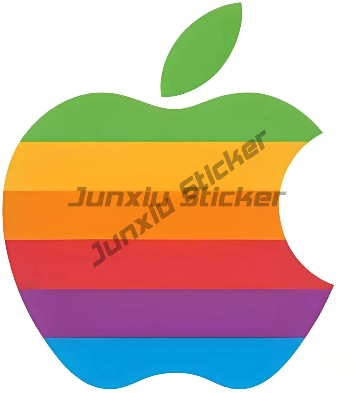 Personality Classic Apple Sticker Laptop DECAL 80s&#39; Retro Logo for Windows, Cars - £14.20 GBP