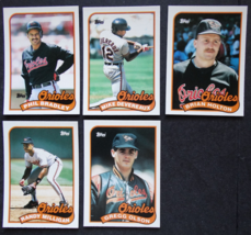 1989 Topps Traded Baltimore Orioles Team Set of 5 Baseball Cards - £2.40 GBP