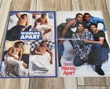 2 Worlds Apart teen magazine poster clipping boyband shirtless bed Hit B... - $15.00