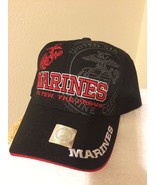 U S Marine Corps logo/the few the proud on a Black ball cap or cover  - €17,36 EUR