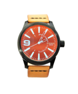 New DIESEL DZ1860 RASP shiny Dial Brown Leather Band Men Watch - $158.29