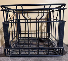 Borden’s Vintage United Steel &amp; Wire 1969 Metal MILK CRATE Carrier 13&quot;x1... - £53.29 GBP