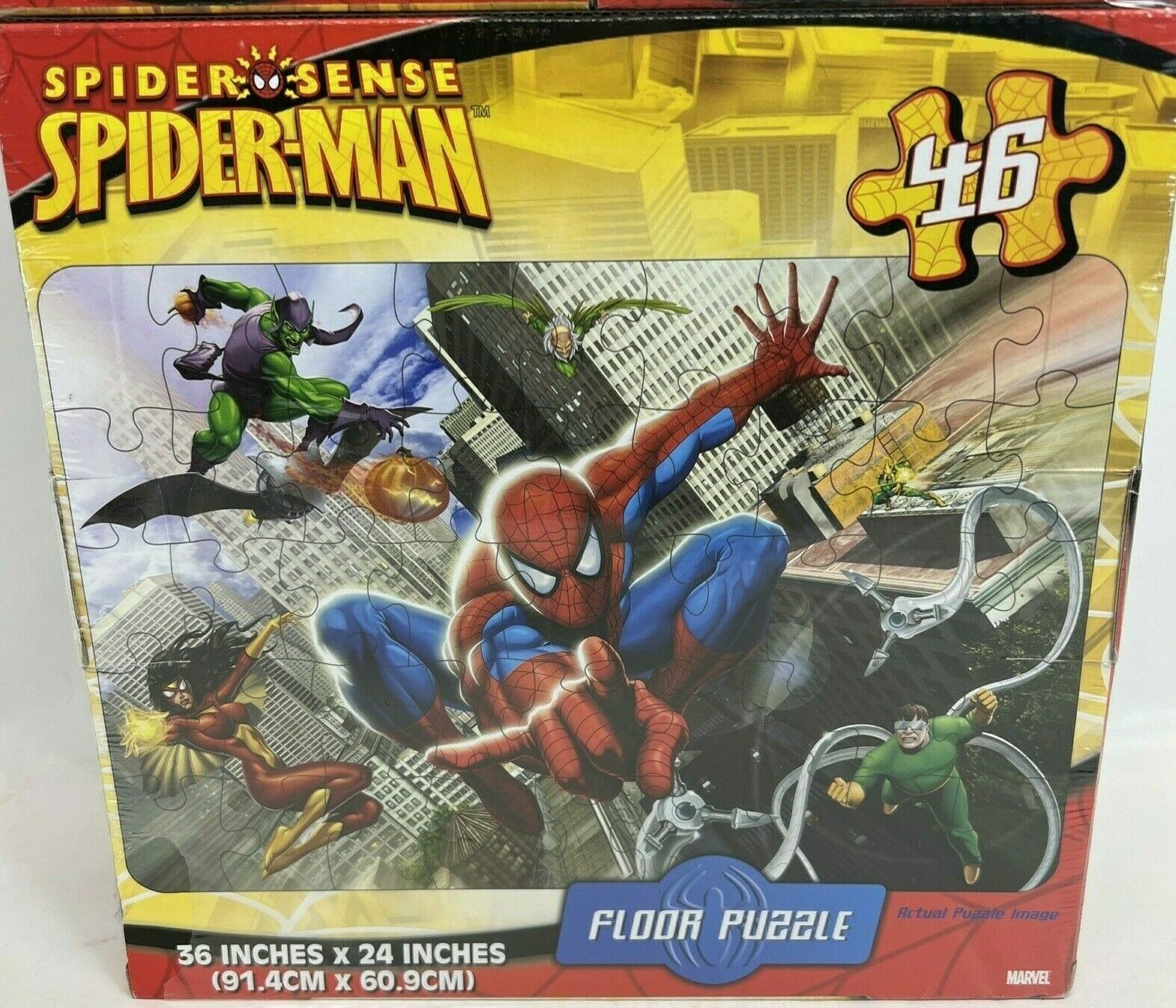  Spiderman 46pc Floor Puzzle : Toys & Games